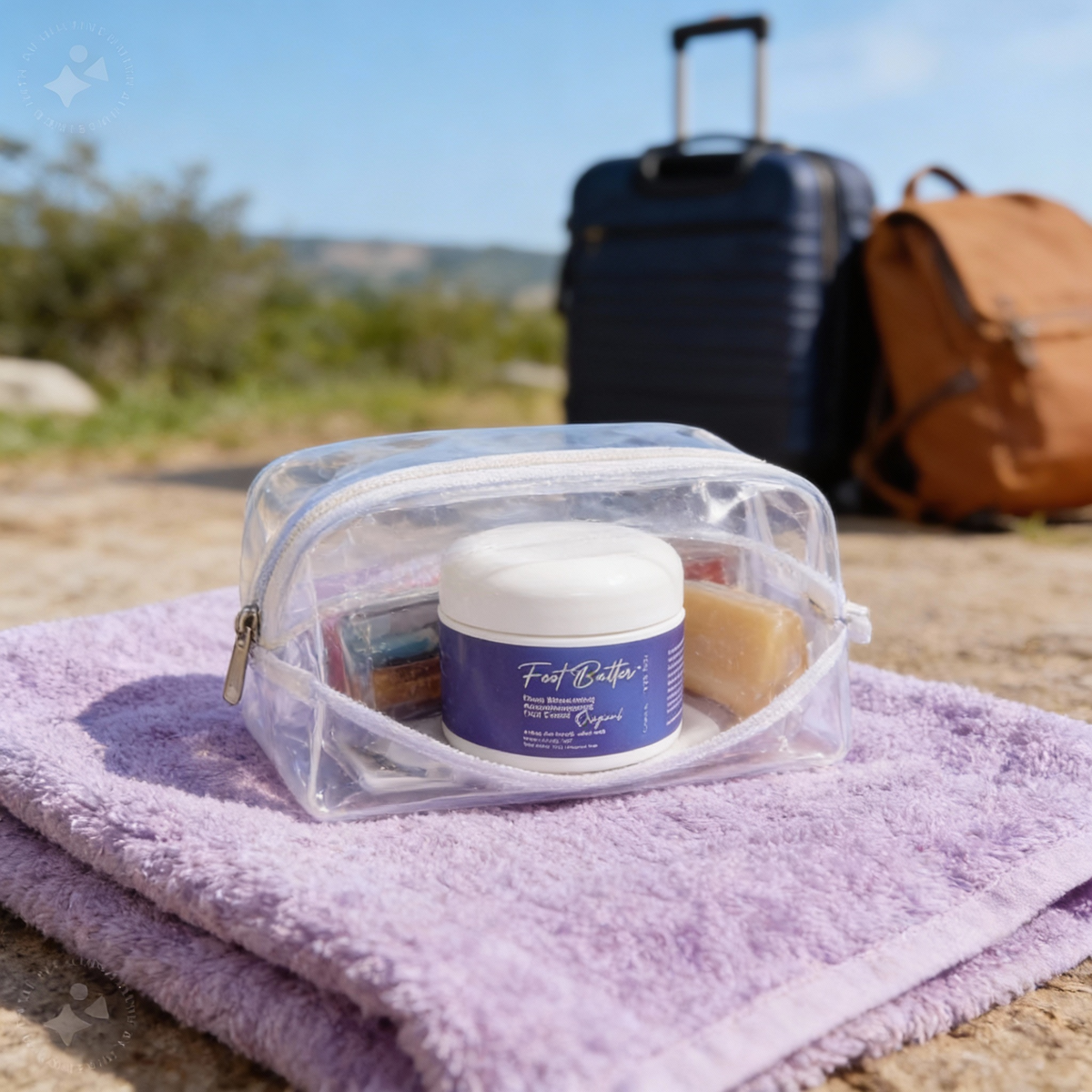 Lavender Jasmine Foot Butter Cream 1 oz – Travel Size Deep Moisture