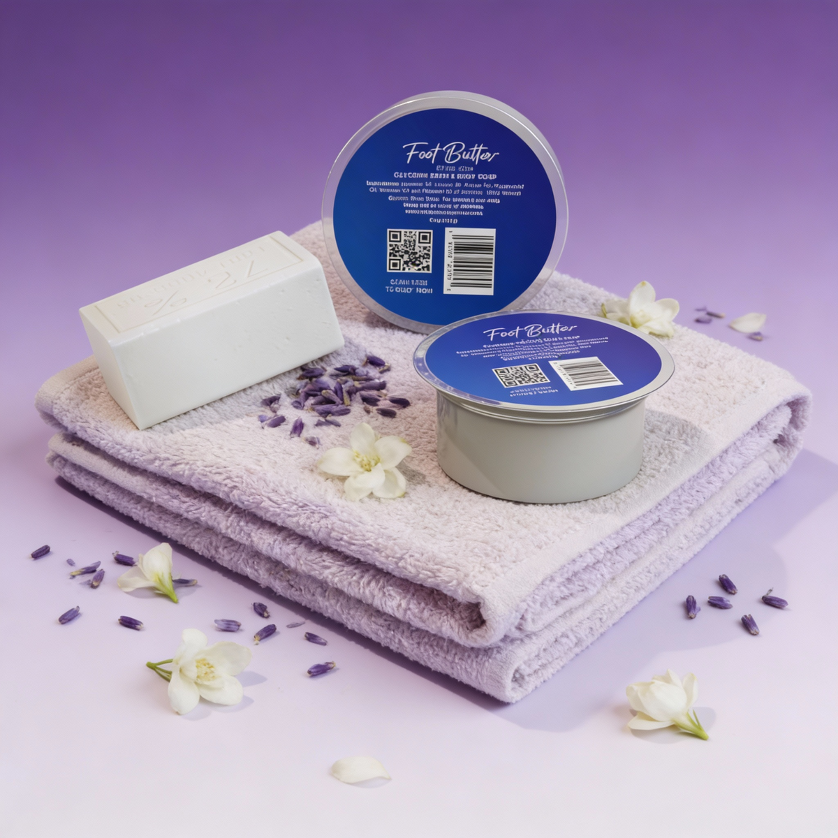 Lavender Glycerin Bath & Body Soap – Hydrating, Gentle, Moisturizing Cleanser
