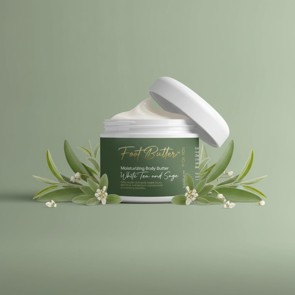 White Tea & Sage Moisturizing Body Butter – Hydrating, Nourishing, Ultra-Soft Skin Cream