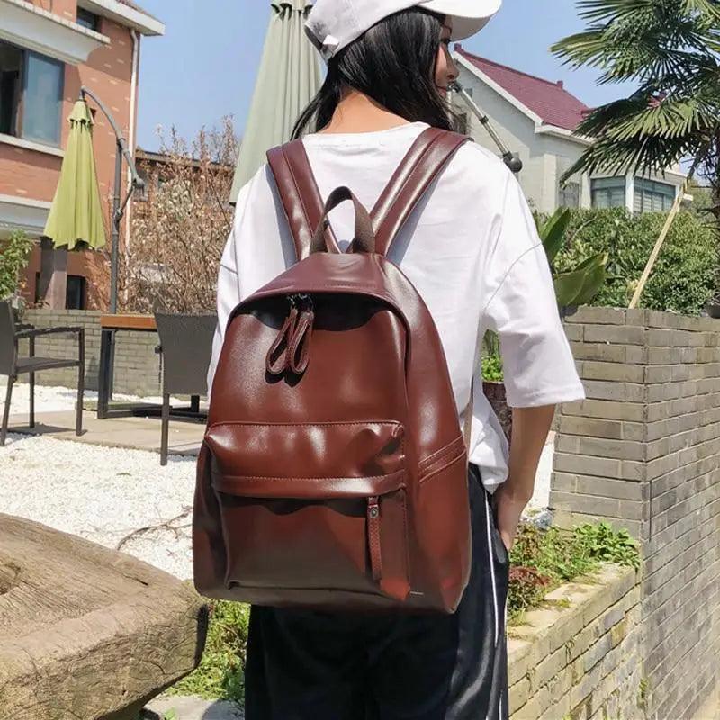 Women's Leather Backpack
