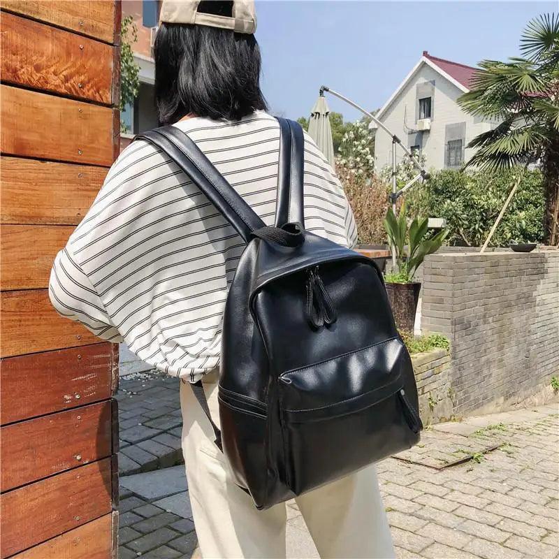Women's Leather Backpack
