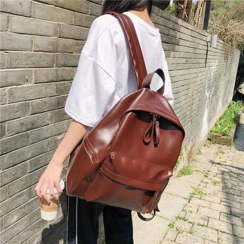 Women's Leather Backpack