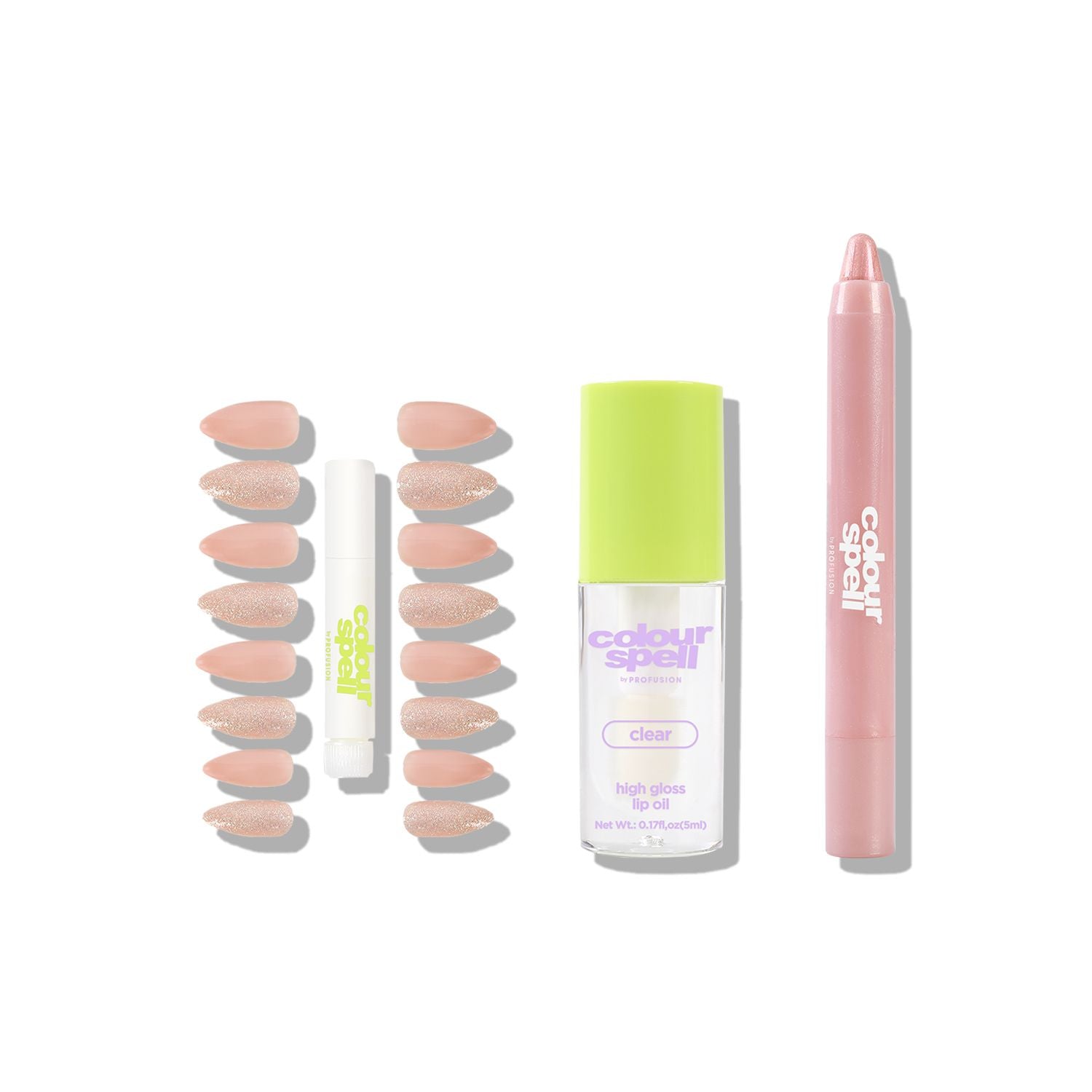 Pressed, Glossed and Polished Collection- Shadow, Lip Oil & Nails