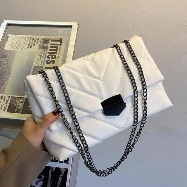 Women's Leather Chain Crossbody Bags