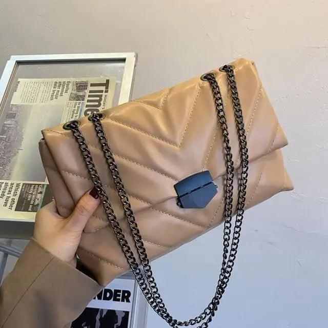 Women's Leather Chain Crossbody Bags