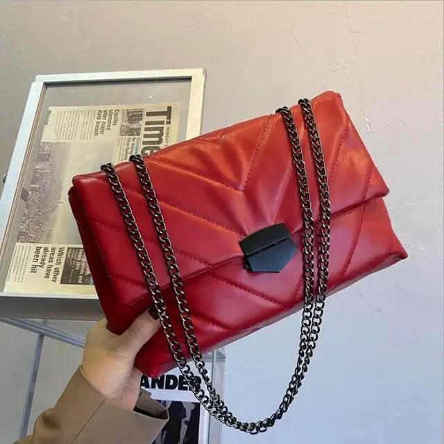 Women's Leather Chain Crossbody Bags