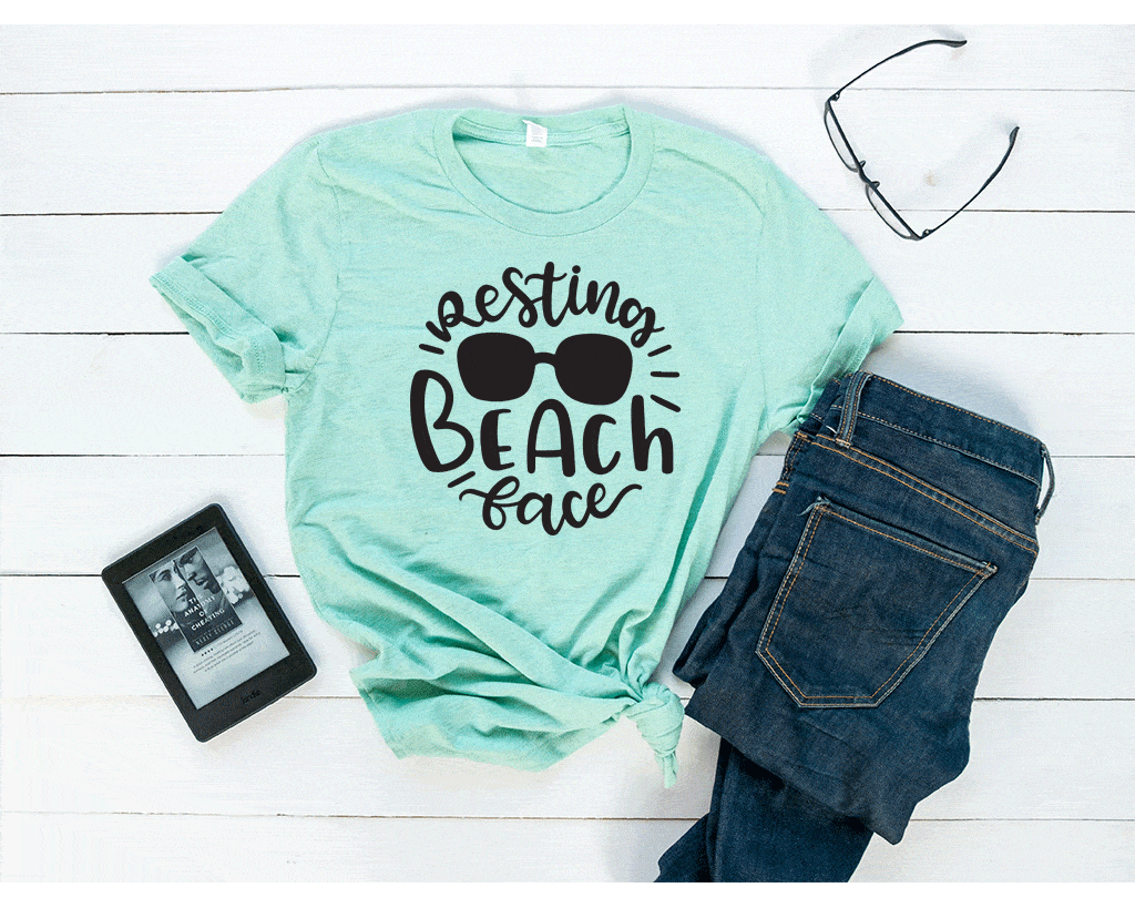 Resting Beach Face Tee