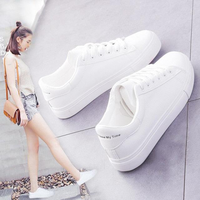 Women's Breathble Vulcanized Sneakers